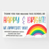 Banner der Rainbow Teacher Apprecive Week (Horizontal)