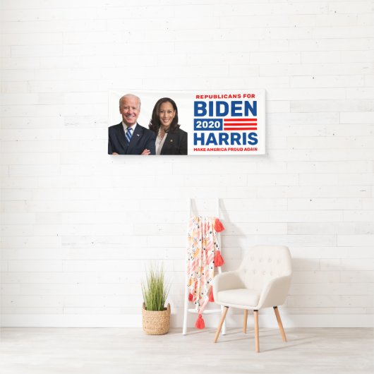 Banner der Republikaner für Biden Harris 2020 (Insitu)