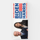 Banner der Republikaner für Biden Harris 2020 (Vertikal)