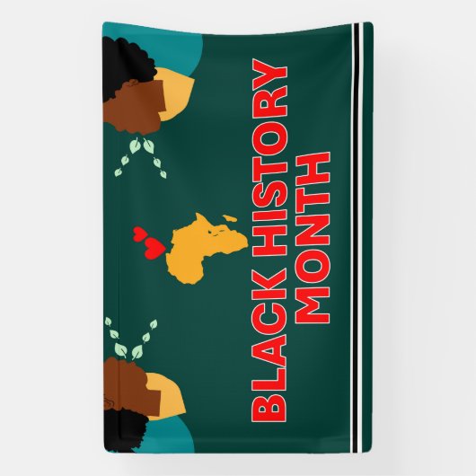 Banner der schwarzen Geschichte - Heilung (Vertikal)