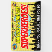 Banner der Superhero Teacher Wertungswoche (Vertikal)