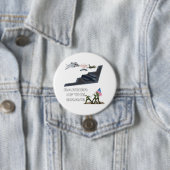 Banner der Tapferen weiß Button (Beispiel)
