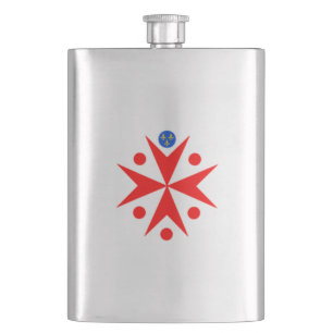 Banner der toskanischen Marine Flachmann