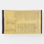 Banner der US-Verfassung (Horizontal)