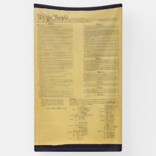 Banner der US-Verfassung
