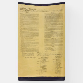 Banner der US-Verfassung