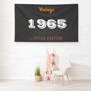 Banner der Vintagen limitierten Edition 1965 - 60.