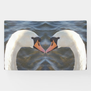 Banner der weißen Schwäne