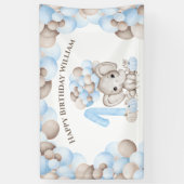 Banner des ersten Geburtstags Elephant Boys (Vertikal)