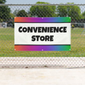 Banner des farbenfrohen Convenience Store (Insitu)