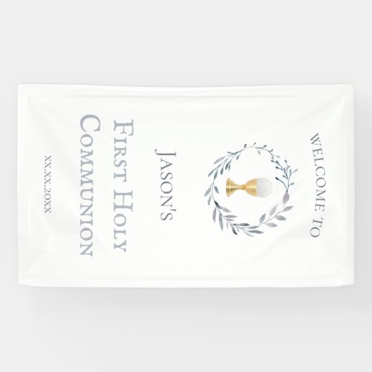 Banner des heiligen Kommunion (Horizontal)