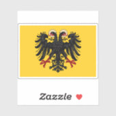 Banner des Heiligen Römischen Kaisers (c.1430-1806 Aufkleber (Blatt)