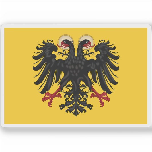 Banner des Heiligen Römischen Kaisers (c.1430-1806 Aufkleber (Vorderseite)