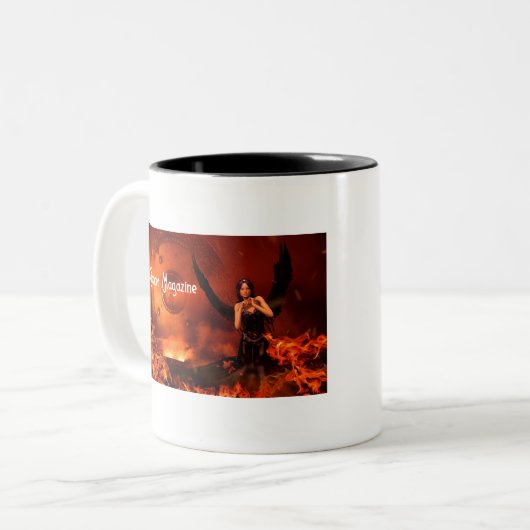 Banner des Kammermagazins 3 Zweifarbige Tasse (Vorderseite Links)