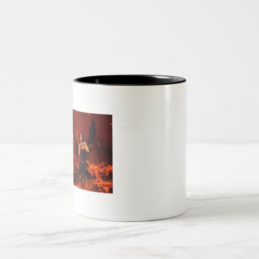 Banner des Kammermagazins 3 Zweifarbige Tasse (Mittel)