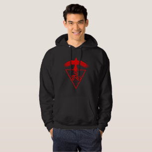 Banner des Morrigan-Schwarzen Hoddie Hoodie