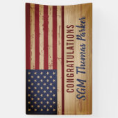 Banner des Party für das militärische Ruhestand un (Vertikal)