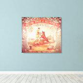 Banner des Süd-auf-See-Zweiges der Nation Leinwanddruck (Insitu (Holzboden))