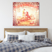 Banner des Süd-auf-See-Zweiges der Nation Leinwanddruck (Insitu (Schlafzimmer))