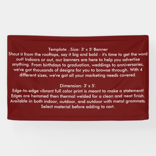 BANNER DIY Template Clubs Event Business Seminar (Horizontal)