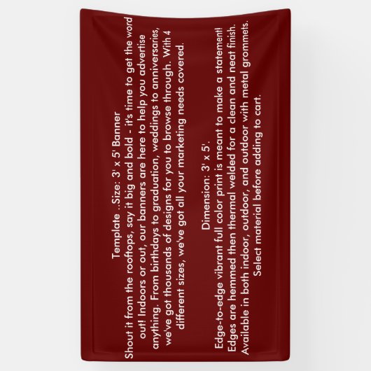 BANNER DIY Template Clubs Event Business Seminar (Vertikal)