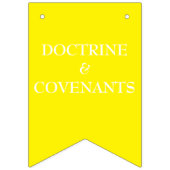 Banner "Doctron and Covenants" - LDS primär (Zweite Fahne)