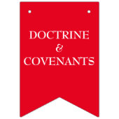 Banner "Doctron and Covenants" - LDS primär (Erste Fahne)