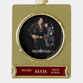 Banner "Domingo" Banner-Ornament Gold (Vorderseite)