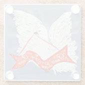 Banner Dove Glasuntersetzer (Rückseite)