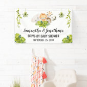 Banner "Drive by Baby Shower Jungle Animals" (Insitu)