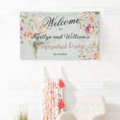 BANNER Elegant Floral Engagement Party Welcome (Insitu)