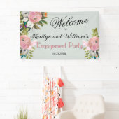 BANNER Elegant Floral Engagement Party Welcome (Insitu)