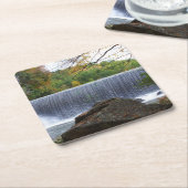 Banner Elk, NC Wasserfall Rechteckiger Pappuntersetzer (angewinkelt)