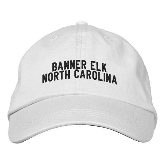 Banner Elk North Carolina Hat Bestickte Baseballkappe (Vorderseite)