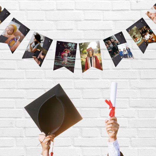 Banner-Erinnerungen für Abschluss in der Schule Wimpelkette