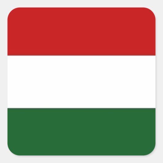 Banner/Flagge Italiens oder Mexikos Quadratischer Aufkleber (Vorderseite)