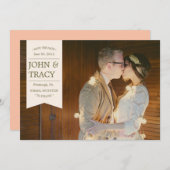 Banner-Foto Save the Date Karte (Vorne/Hinten)