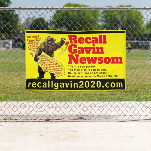 Banner für 3ft x 5ft Recallgavin2020 (Insitu)