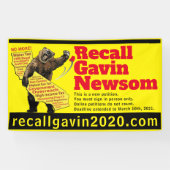 Banner für 3ft x 5ft Recallgavin2020 (Horizontal)