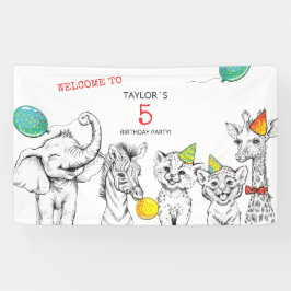 Banner für 5. Geburtstagsfeier.