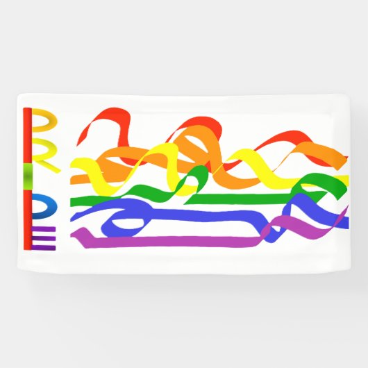 Banner für Abstrakte PRIDE Rainbow Colors (Horizontal)