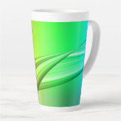 Banner für abstrakte Regenbogenfarben Milchtasse (Rechte Ecke)