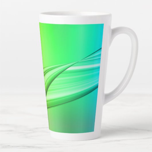 Banner für abstrakte Regenbogenfarben Milchtasse (Rechts)