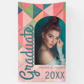 Banner für abstrakte Retro-Arch-Foto-Abschluss (Vertikal)