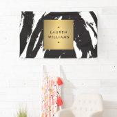 Banner für abstrakte schwarze Pinselstriche (Insitu)