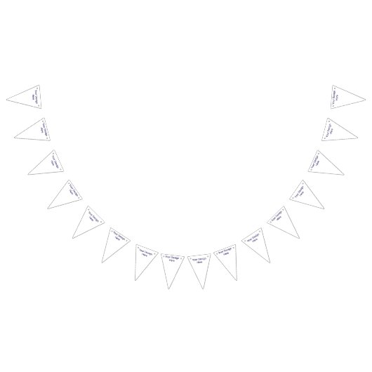 Banner für benutzerdefinierte Dreieck-Party (Alle)