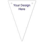 Banner für benutzerdefinierte Dreieck-Party (Erste Fahne)