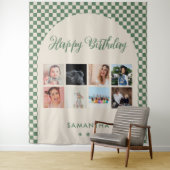 Banner für benutzerdefinierte Geburtstagsparty-Col Wandteppich (Beispiel)
