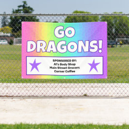 Banner für benutzerdefinierte Regenbogenfarben