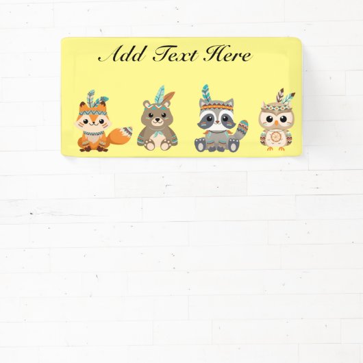 Banner für benutzerdefinierte Stämme von Woodland- (InSitu)